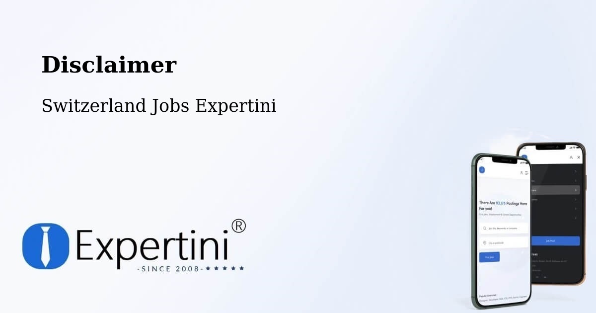Disclaimer – Wimmis - Switzerland Jobs Expertini